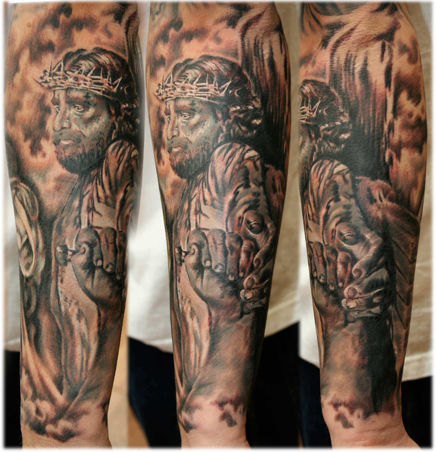 Jesus Christ Crucified Tattoo by Stevie Monie TattooNOW